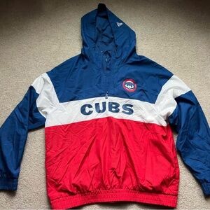 New Era Chicago Cubs Quarter Zip Jacket